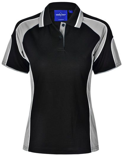 Ladies Cooldry Contrast Polo Sleeve Panels - PS62 (10 colours)