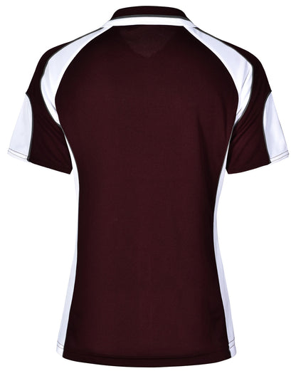 Ladies Cooldry Contrast Polo Sleeve Panels - PS62 (10 colours)