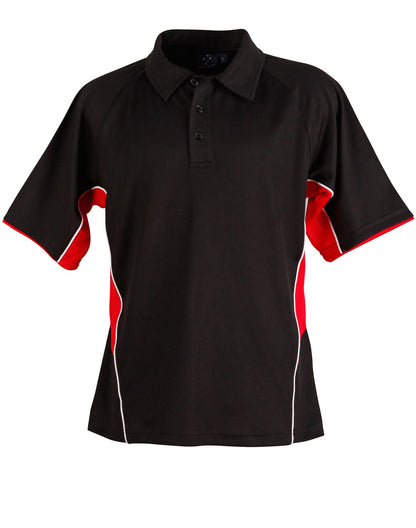 Men's Tricolour Short Sleeve Polo - PS68