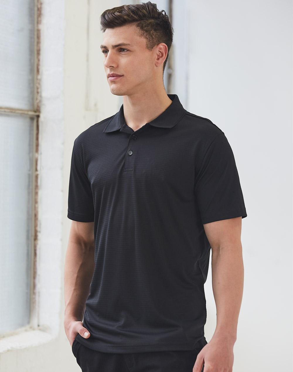 Men's Textured Polo - PS75