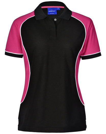 Ladies Truedry Tri Colour Polo - PS78