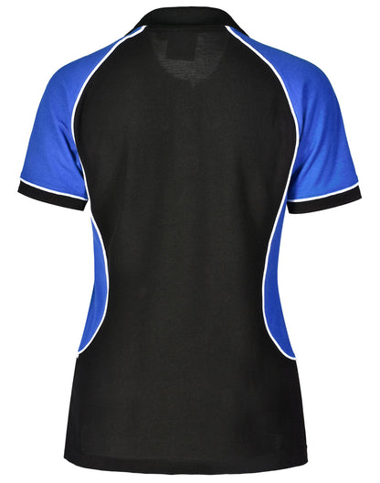 Ladies Truedry Tri Colour Polo - PS78