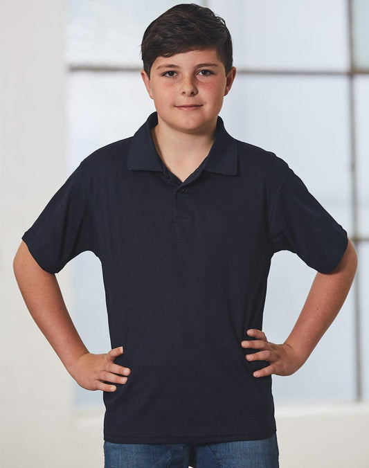 Kids CoolDry®  Polyester Piqué Polo - PS81K