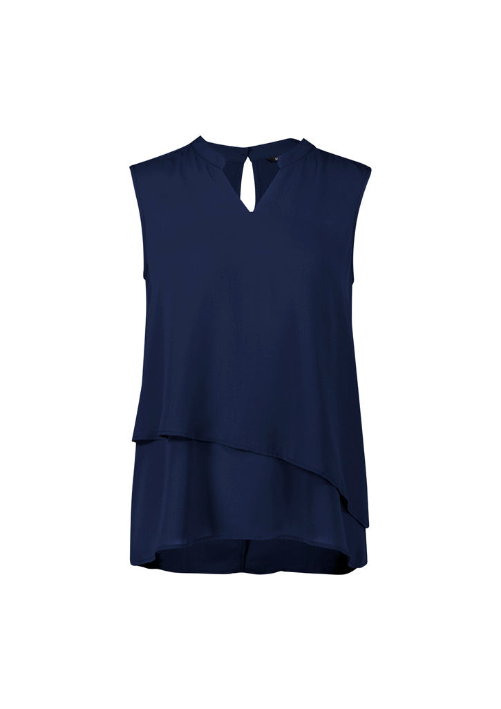 Seville Women's Sleeveless Layered Blouse - RB260LN