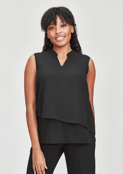 Seville Women's Sleeveless Layered Blouse - RB260LN