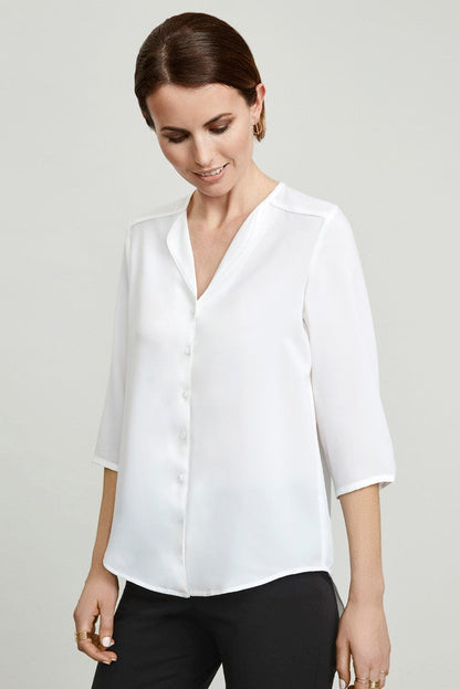 Lily Ladies Longline Blouse - S015LT