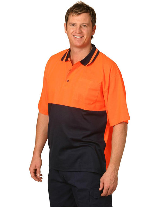 Hi Vis Truedry Micro-Mesh Short Sleeve Polo - SW12