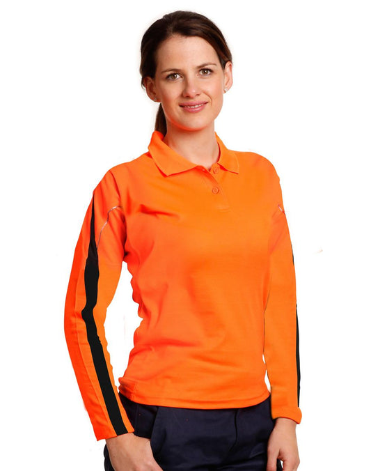 Ladies Truedry Long Sleeve Safety Polo - SW34A