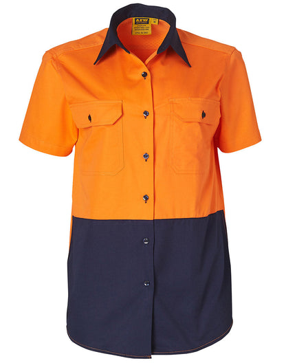 Ladies Short Sleeve Safety Shirt - SW63