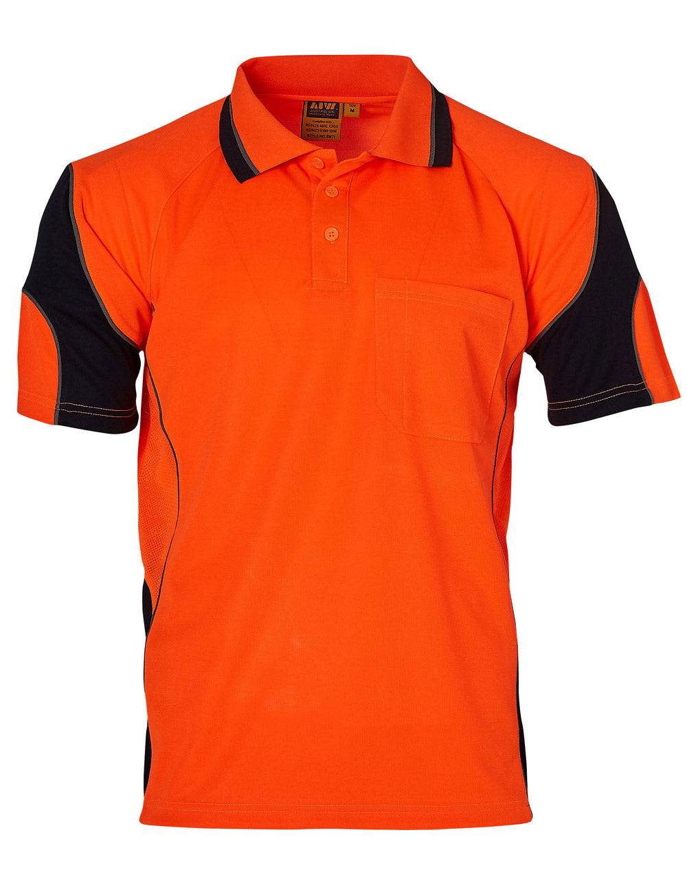 Unisex Hi Vis Waffle Polo - SW71