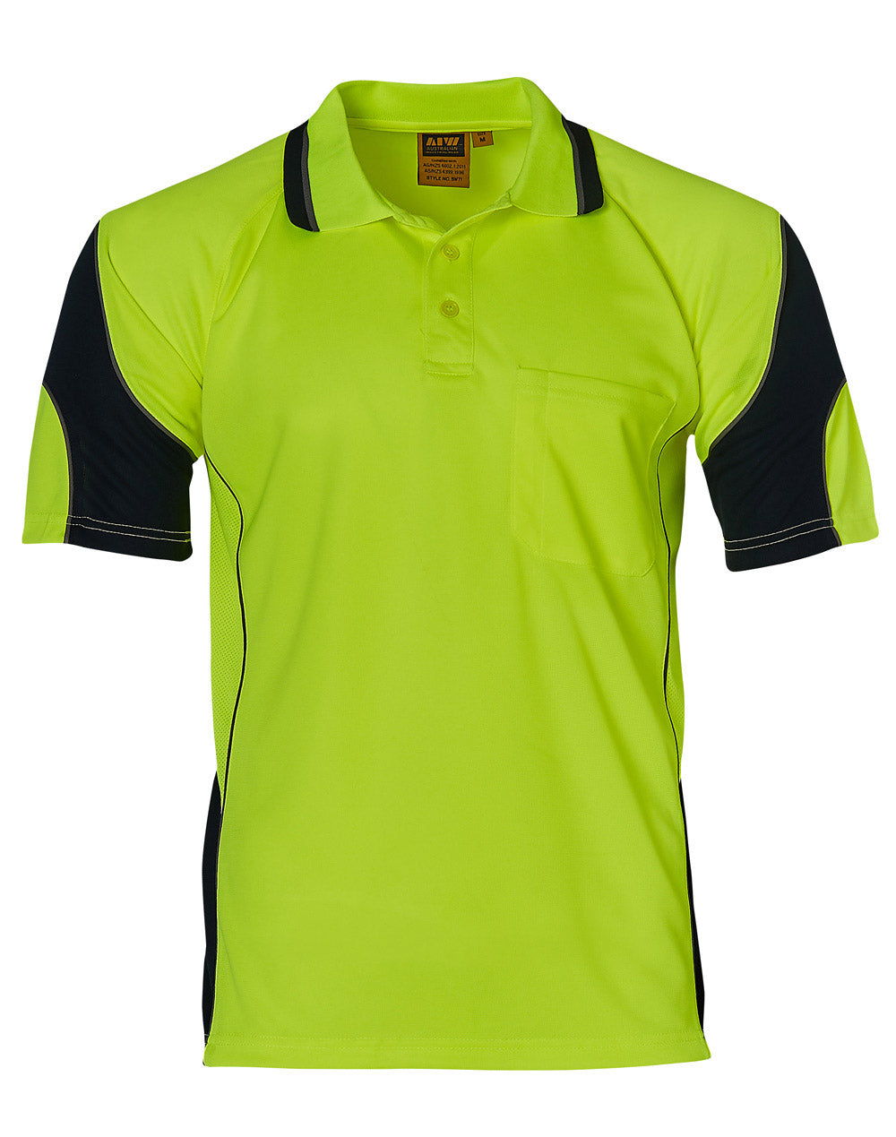 Unisex Hi Vis Waffle Polo - SW71