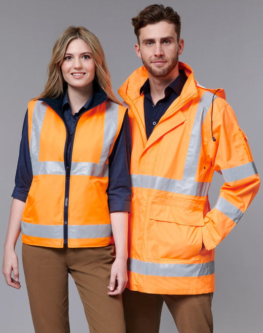 Unisex Vic Rail Three-In- One Safety Jacket - SW77