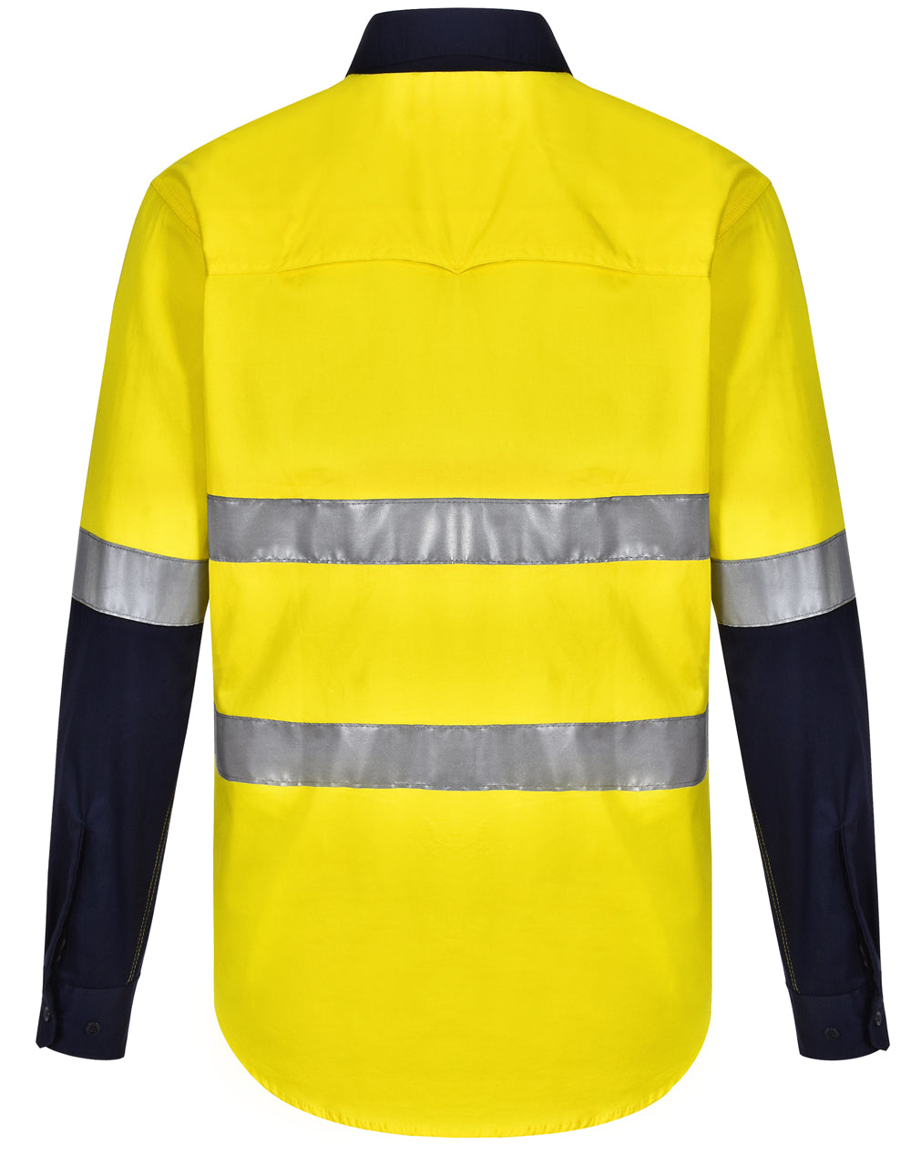 Unisex Hi Vis Cool-Breeze Safety Long Sleeve Shirt (Generic Tape) - SW82