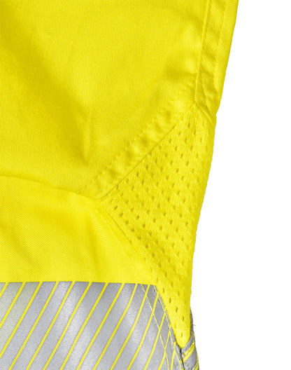 Unisex Hi Vis Cool-Breeze Safety Long Sleeve Shirt (Segmented Tape) - SW83