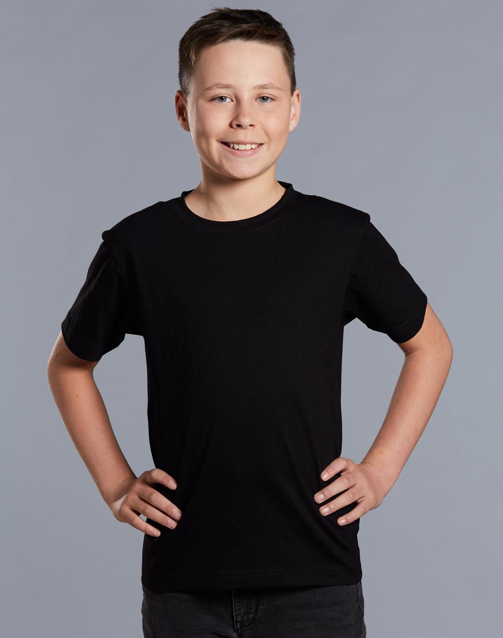 Kids 100% Cotton Semi Fitted Tee - TS37K (9 colours)