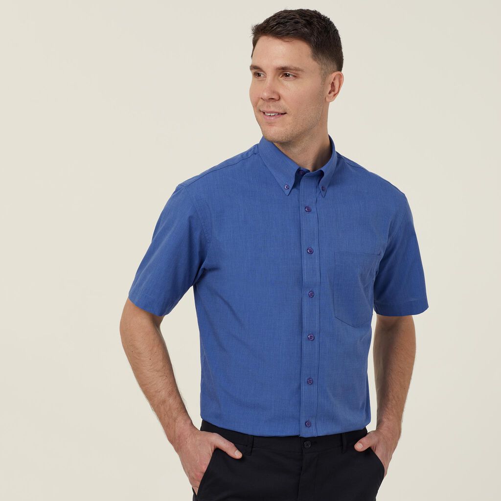 Men's End on End Short Sleeve Shirt - Y52168