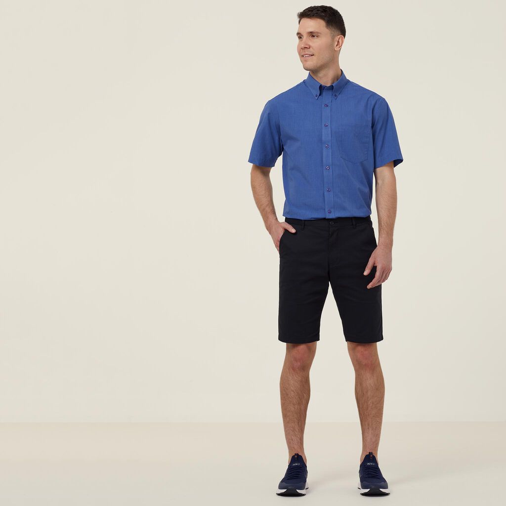 Men's End on End Short Sleeve Shirt - Y52168