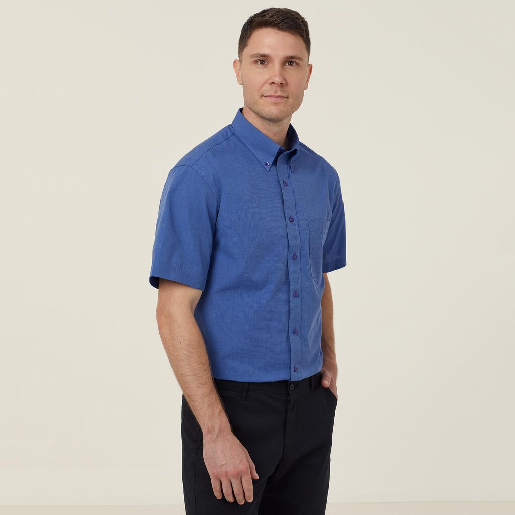 Men's End on End Short Sleeve Shirt - Y52168