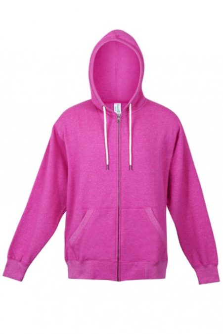 Mens Heather Fleece Zip Hoodie F750HZ