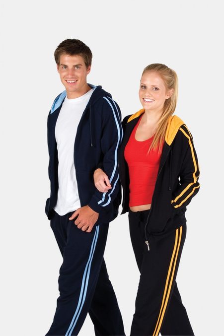 Mens Stripe Sleeve Hoodie F600HZ (8 colours)