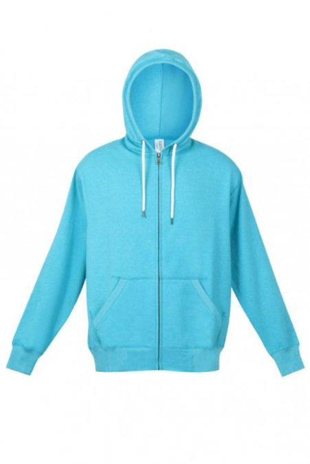 Mens Heather Fleece Zip Hoodie F750HZ