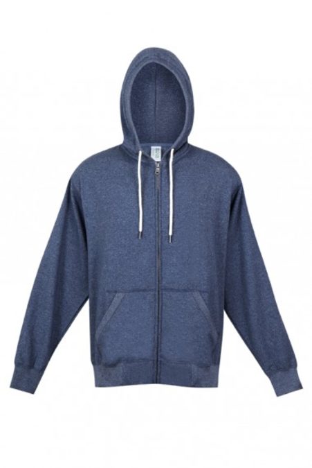 Mens Heather Fleece Zip Hoodie F750HZ