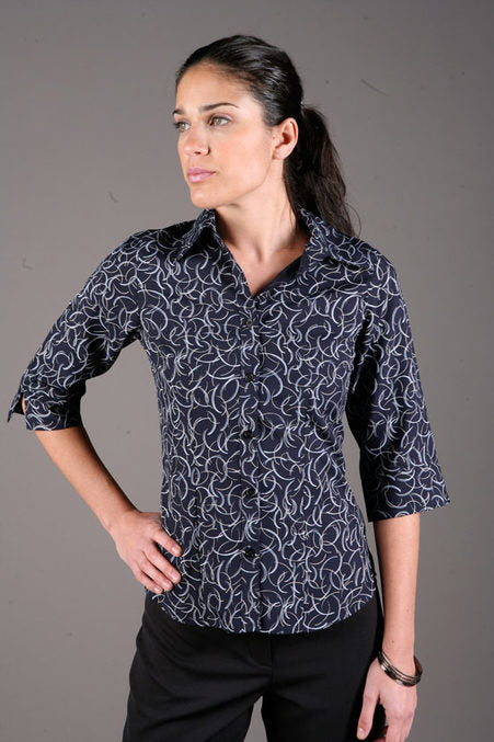Breeze Ladies 3/4 Sleeve Shirt 2172-BR
