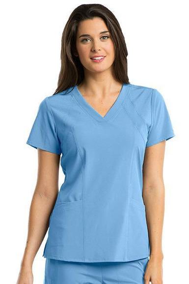 Ladies Racer Scrub Top - 5105 (5 Colours)