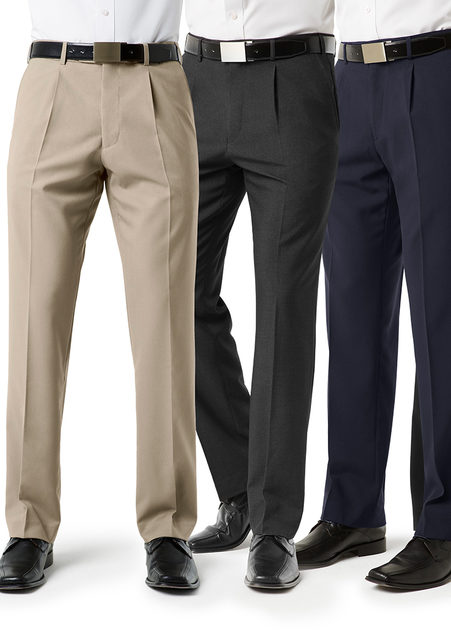 Classic Mens Pleat Front Tailored Pant