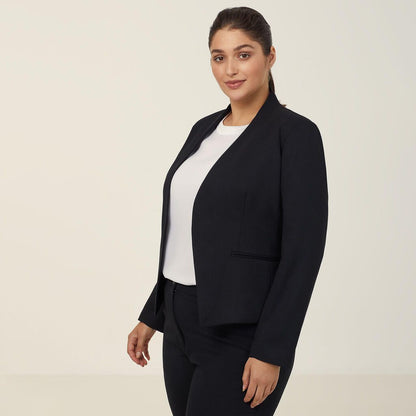 Ladies Dobby Stretch Edge to Edge Jacket - CAT1DG