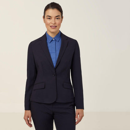 Ladies 1 Button Mid Length Jacket - CAT1E4