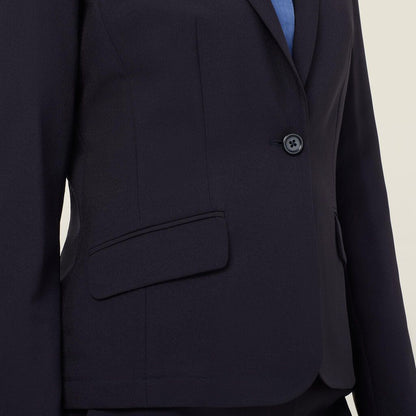 Ladies 1 Button Mid Length Jacket - CAT1E4