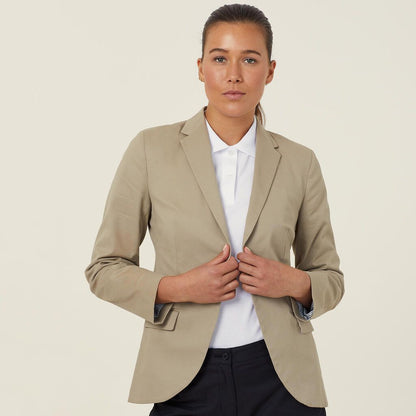 Ladies Stretch Cotton Blazer - CAT1FF