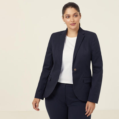 Ladies Stretch Cotton Blazer - CAT1FF