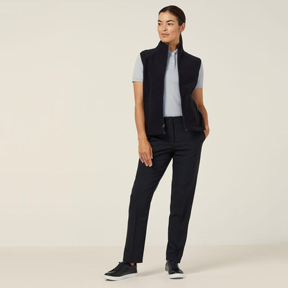 Ladies Polar Fleece Zip Vest - CAT745