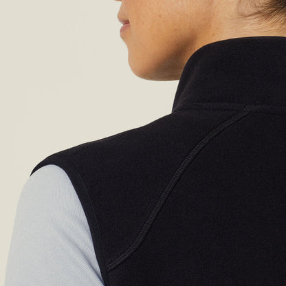 Ladies Polar Fleece Zip Vest - CAT745