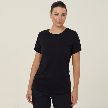 Ladies Cotton Jersey Short Sleeve Crew Neck Tee -CATUDM