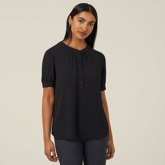 Ladies Georgie Short Sleeve Blouse - CATUQU