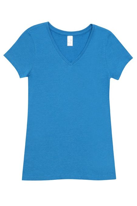 Ladies V-Neck Marl T-Shirt T903LD