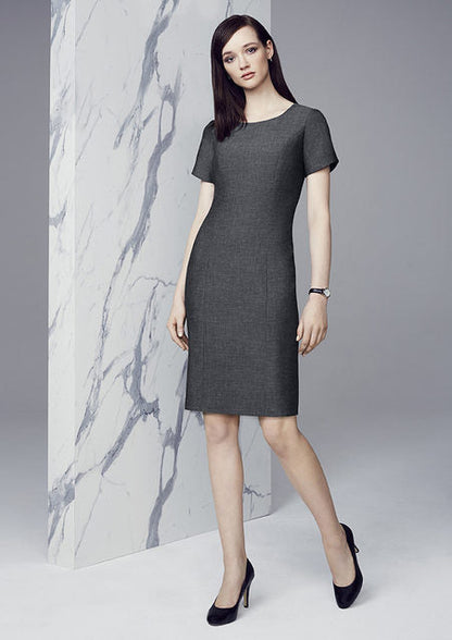 Ladies Short Sleeve Shift Dress 30312