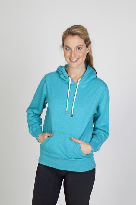 Womens Greatness Heather Brushed Fleece Hoodie FP65UN