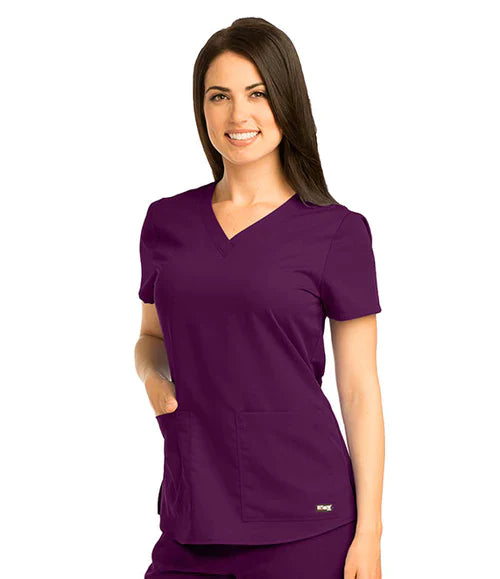 Ladies Aubrey Scrub Top - 71166 (6 Colours)